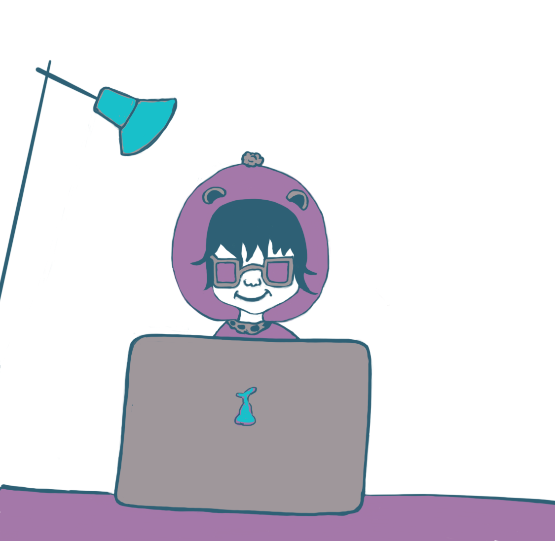 Schrijven in je onesie